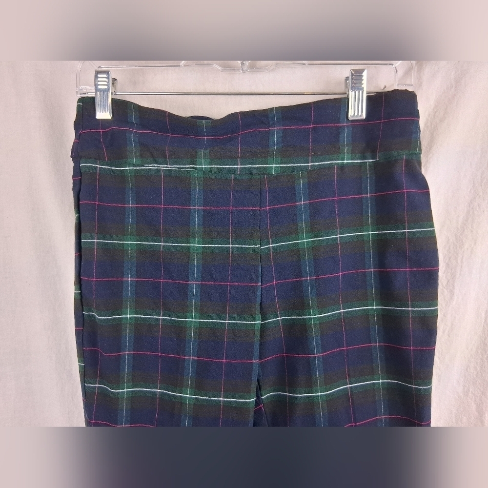 Crown & Ivy Womens Size 8 Plaid Trousers - Picture 2 of 5